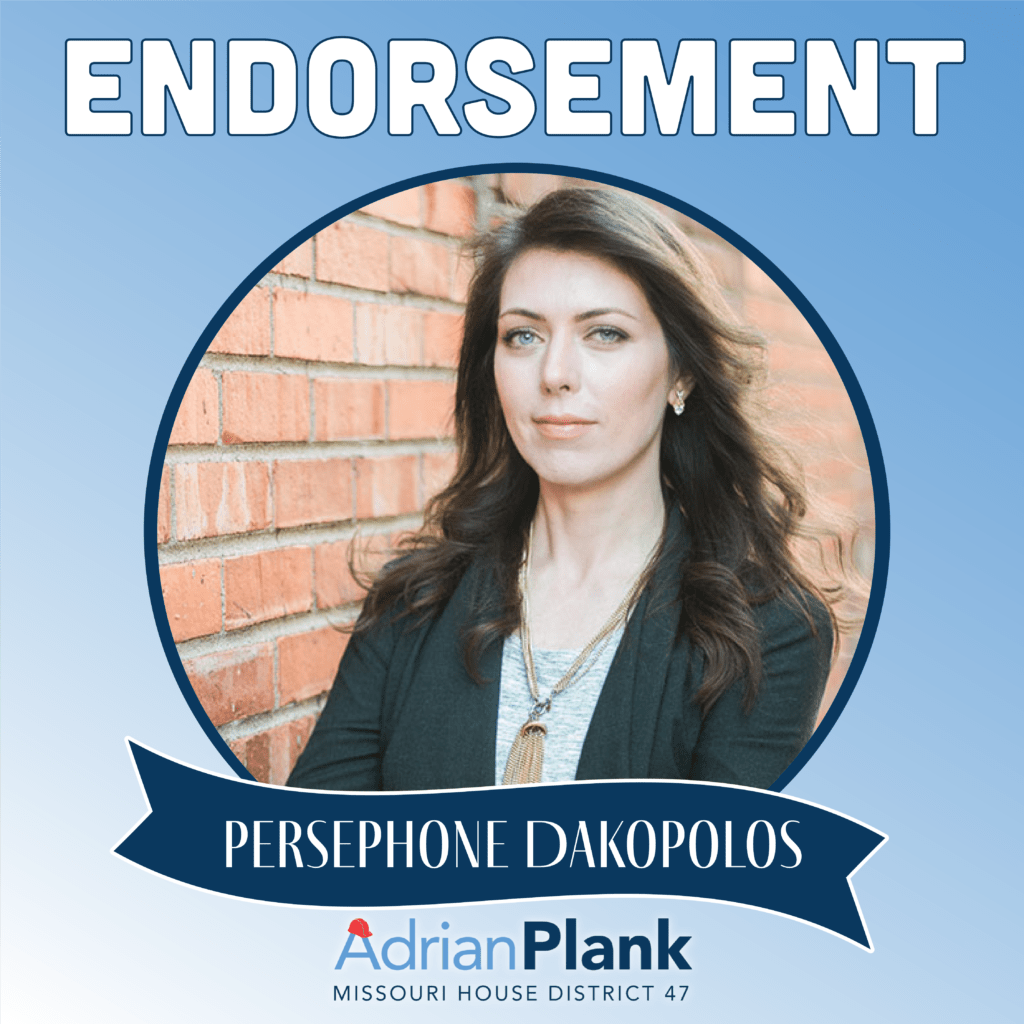 Endorsement from Persephone Dakopolos for Adrian Plank